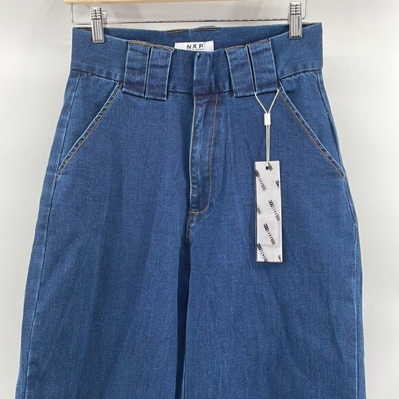 NXP Nena & Pasadena highrise wide leg pant parachute pants Revolve NWT sz 6 - Picture 4 of 12